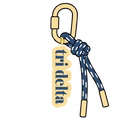 Greek Corded Key/Bag Charm
