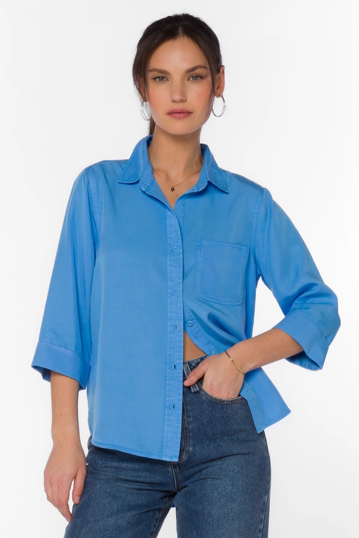 Polar Blue Blouse