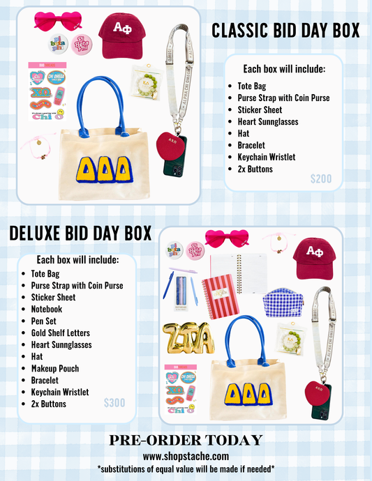 Bid Day Sorority Box
