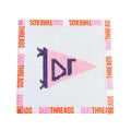 Sorority Pennant Needlepoint Canvas