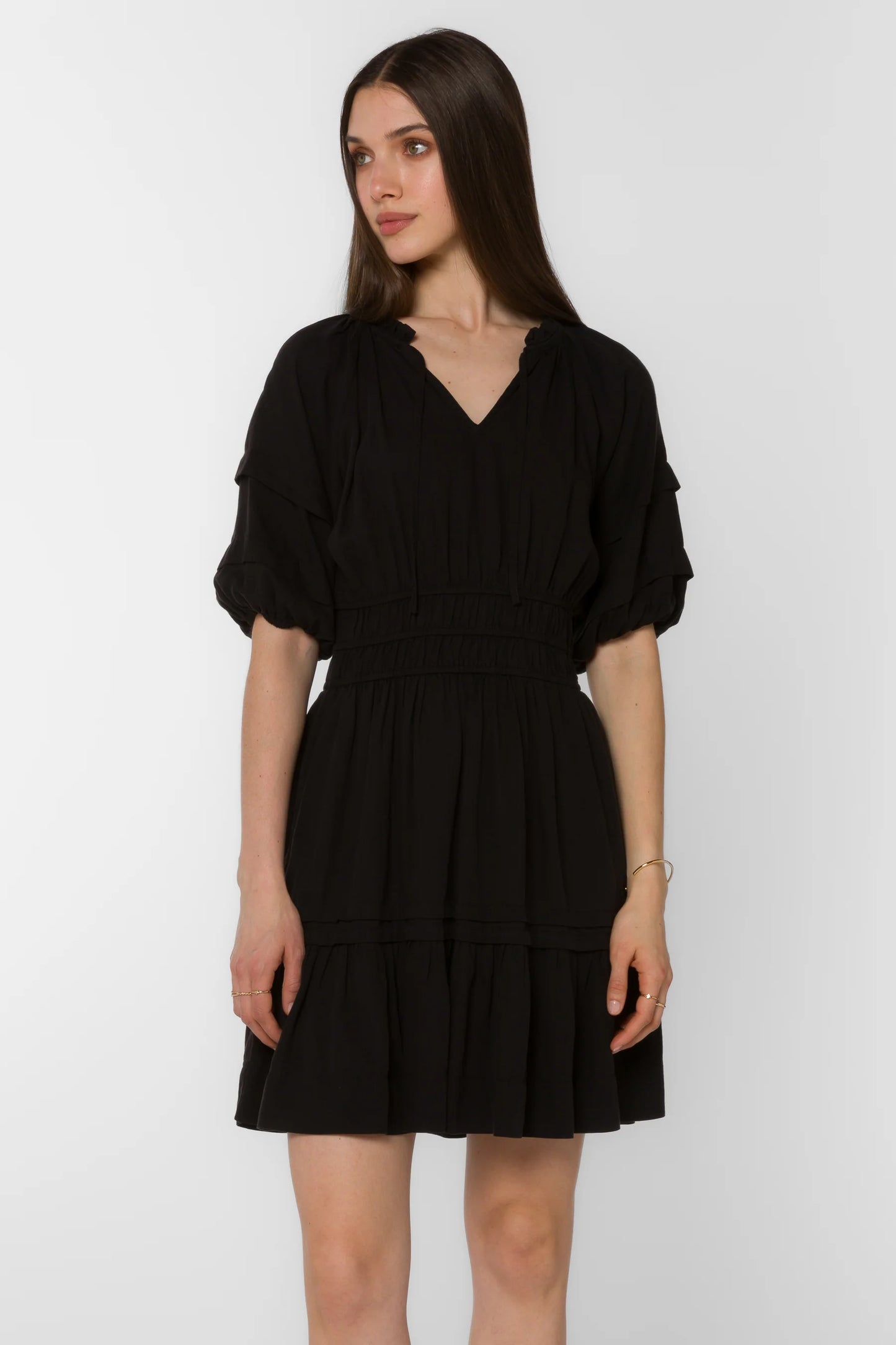 Donna Short Pleated Dress