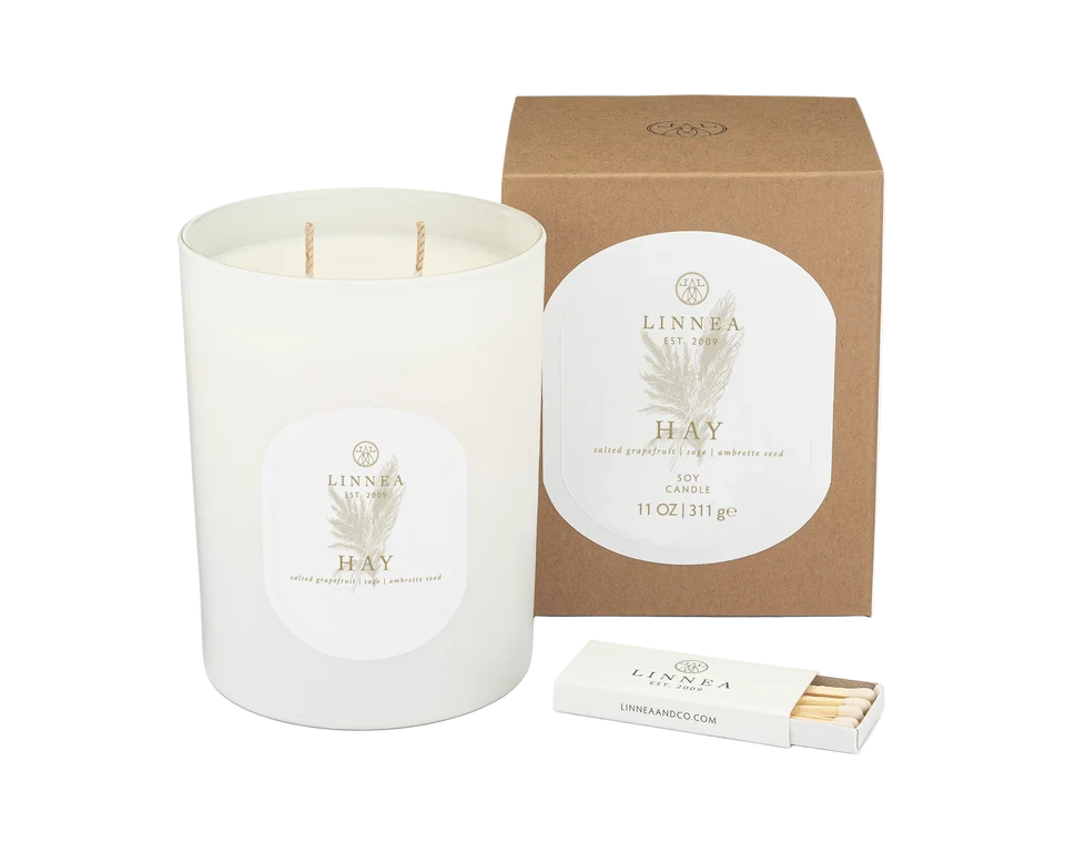 Linnea - Hay Candle