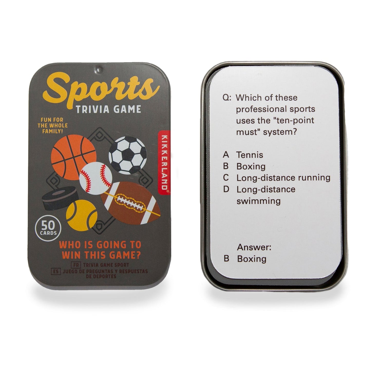 Trivia Game Tin