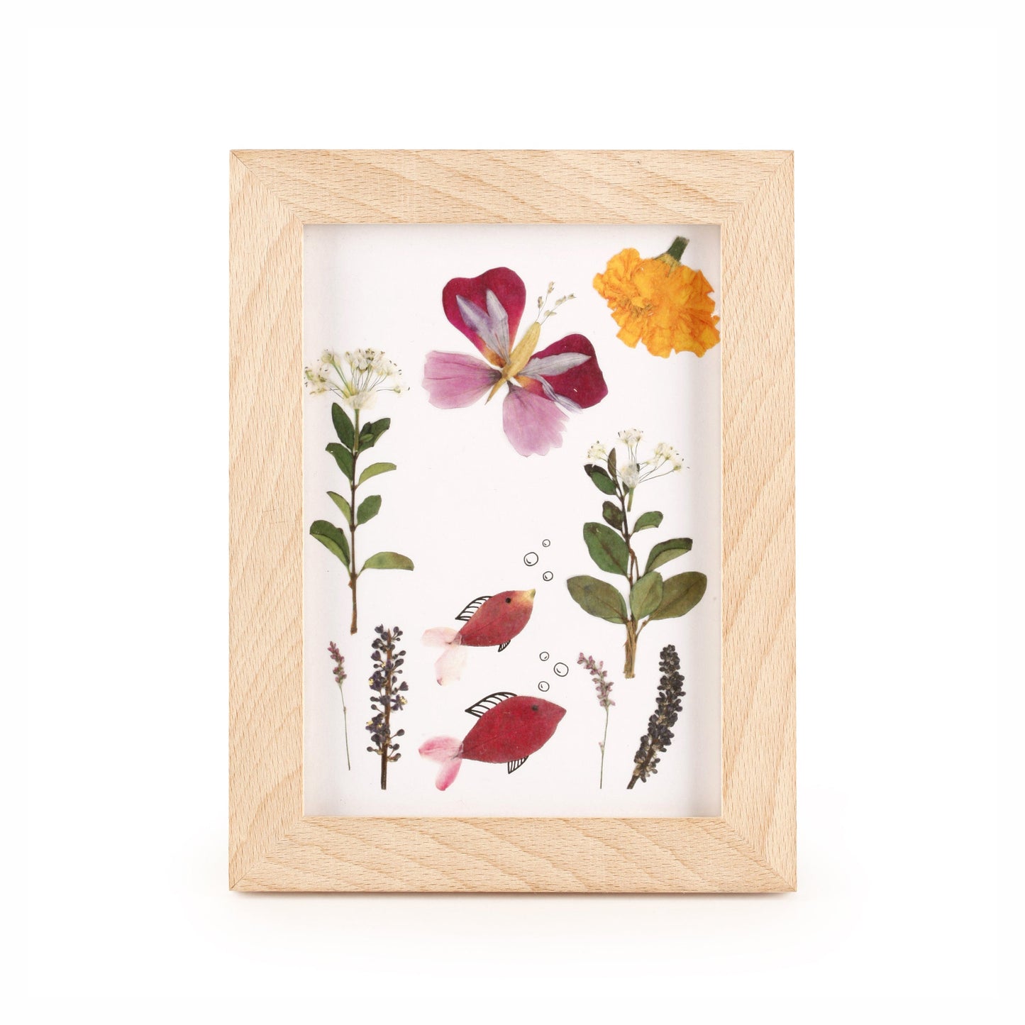 Pressed Flower Frame Art