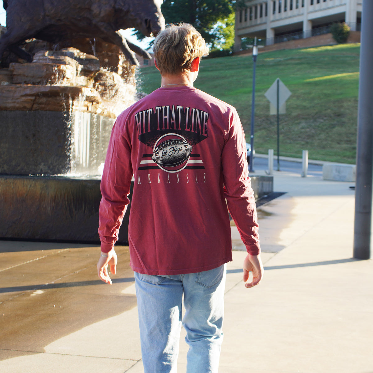 Hit That Line Long Sleeve Tee