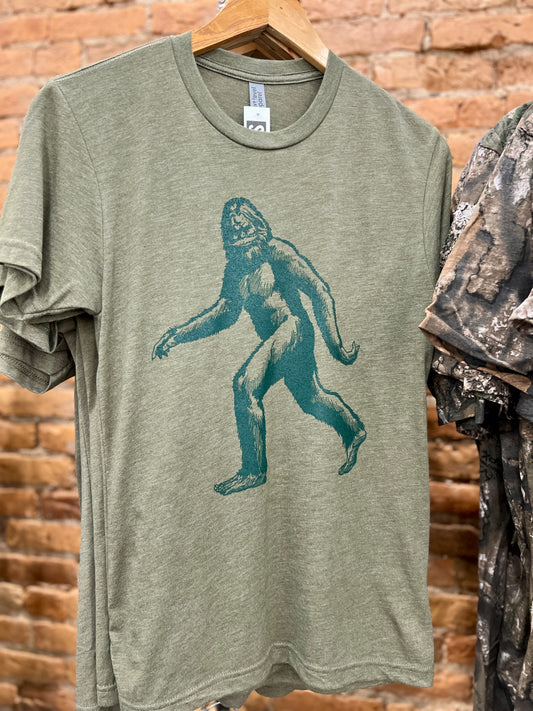 Stache-Squatch Short Sleeve Tee