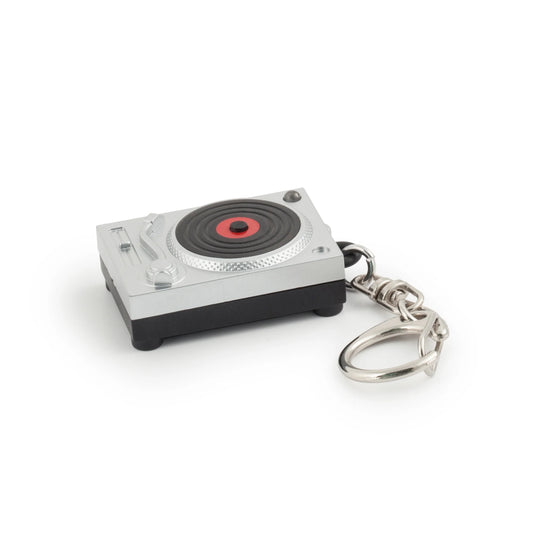 Turntable Light-up Keychain