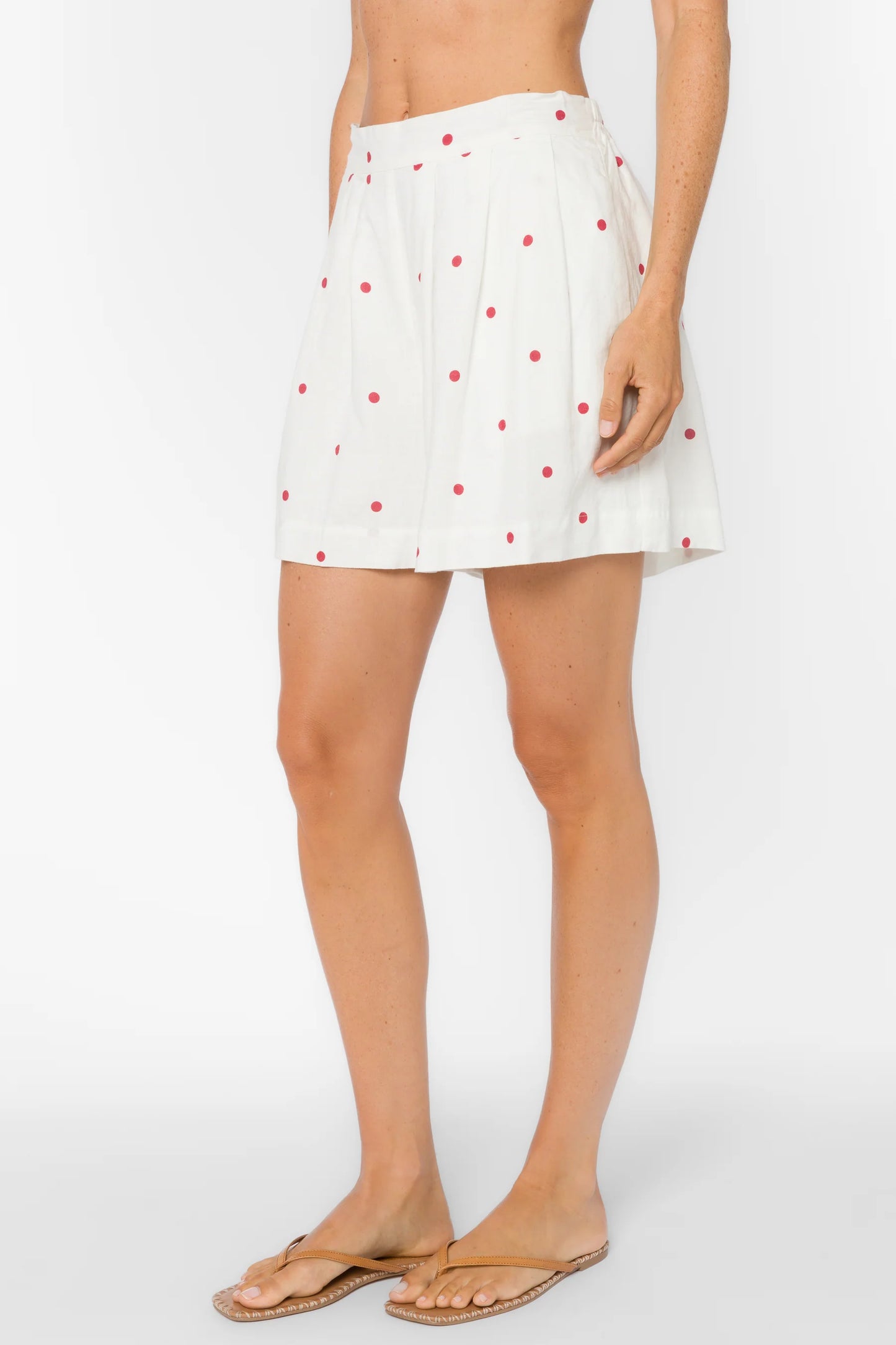 Maxwell Cardinal Dot Shorts