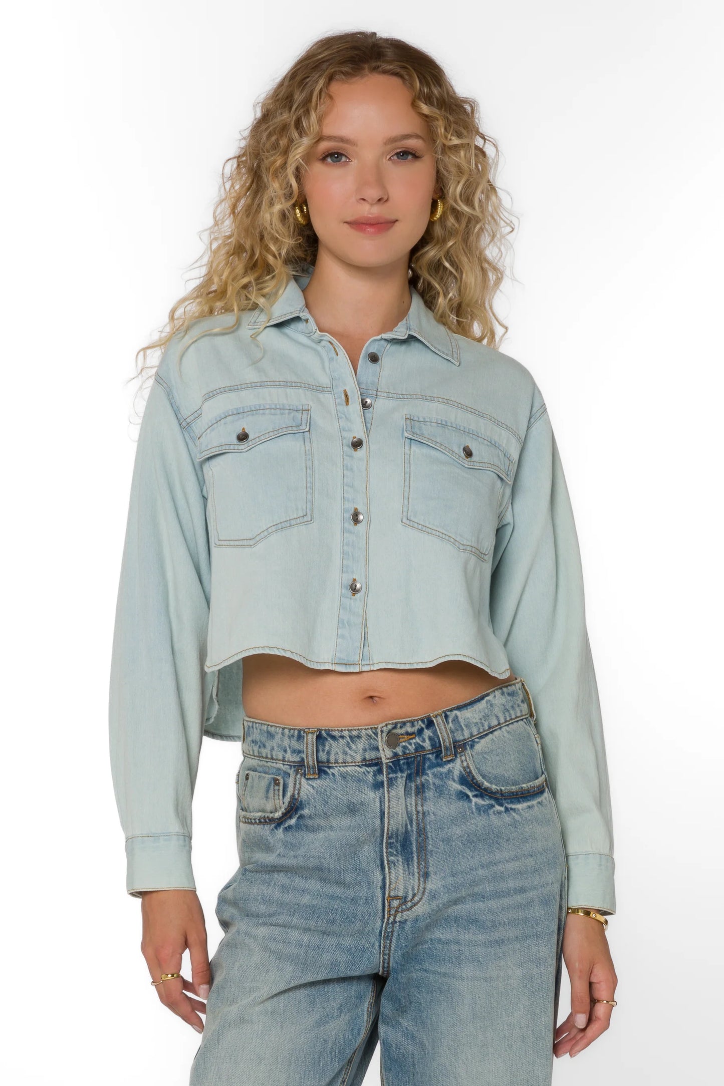 Nayell Drop Shoulder Jean Jacket