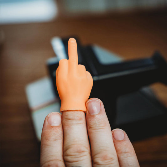 Middle Finger - Finger Puppet