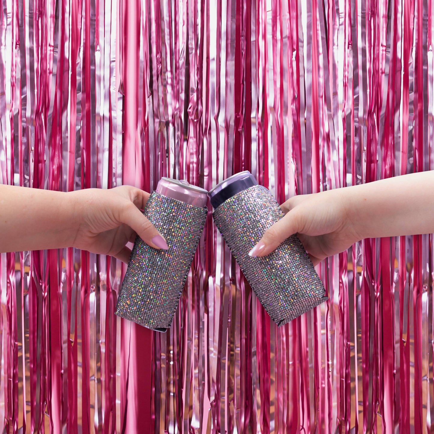 Disco Slim Koozies - 2pk