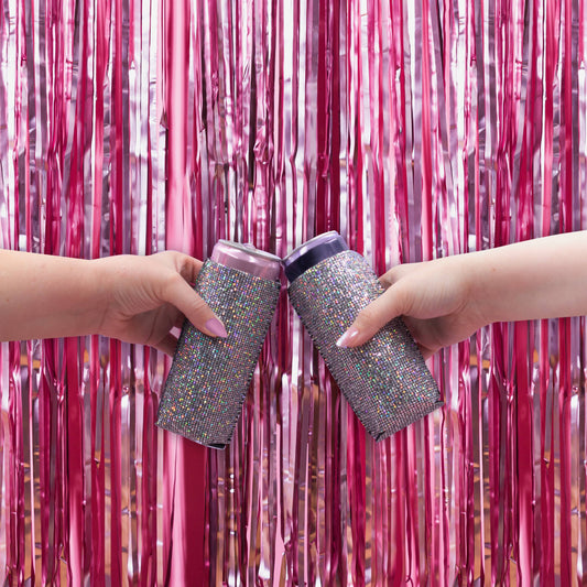 Disco Slim Koozies - 2pk