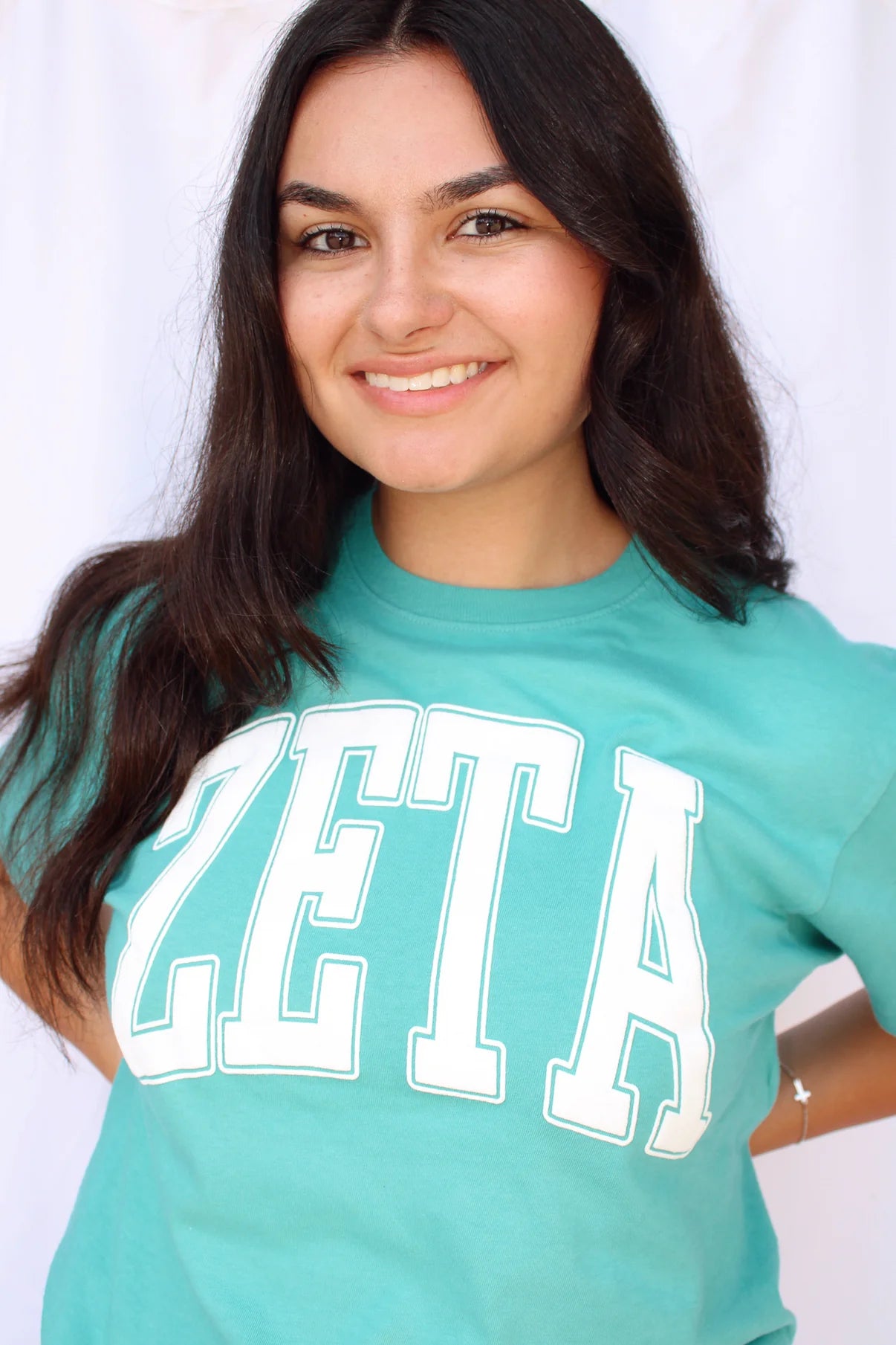 Greek Varsity Arch Puff Tee