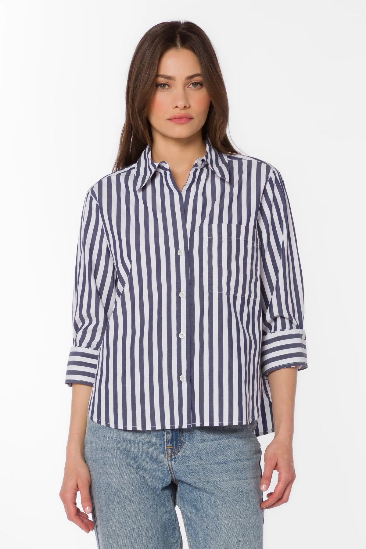 Valencia Blue Stripe Shirt