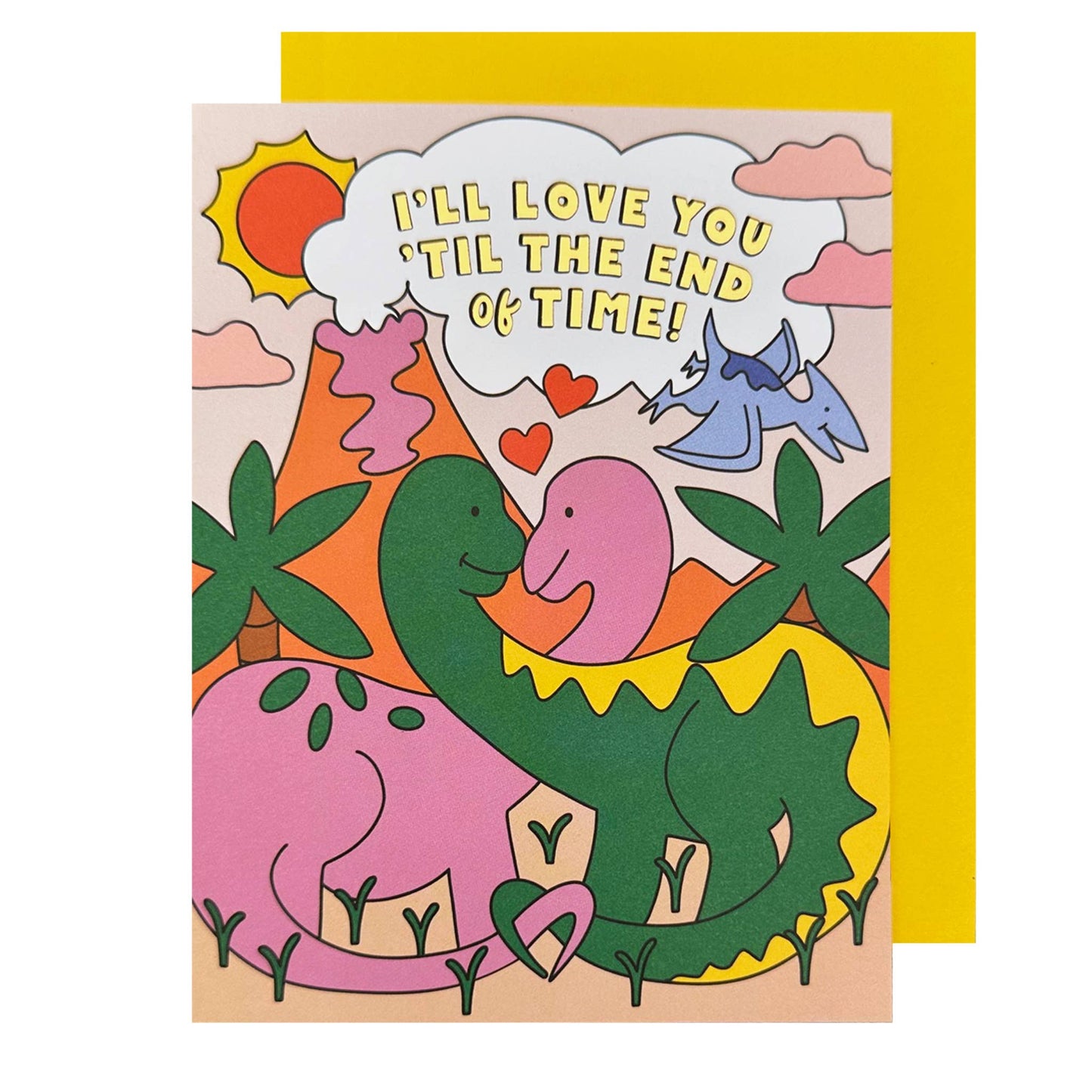 Dinosaur Love Card
