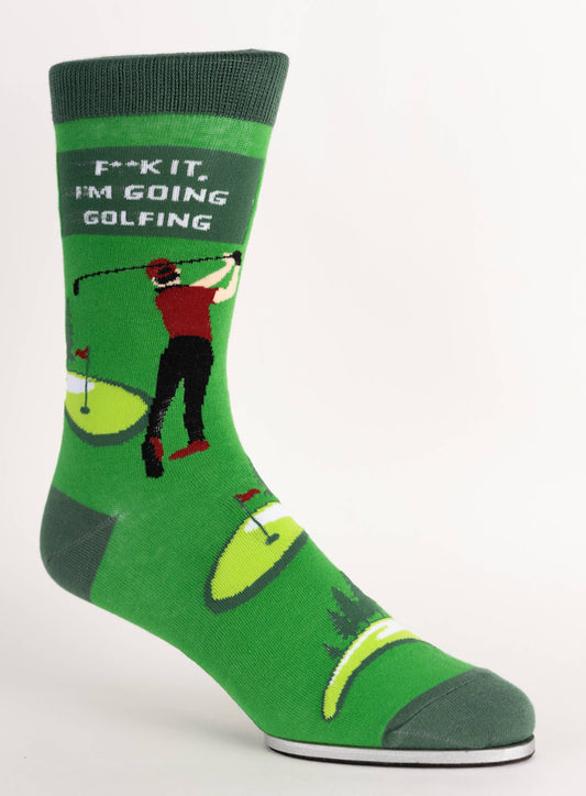 F**K It, I'm Going Golfing Men's Socks