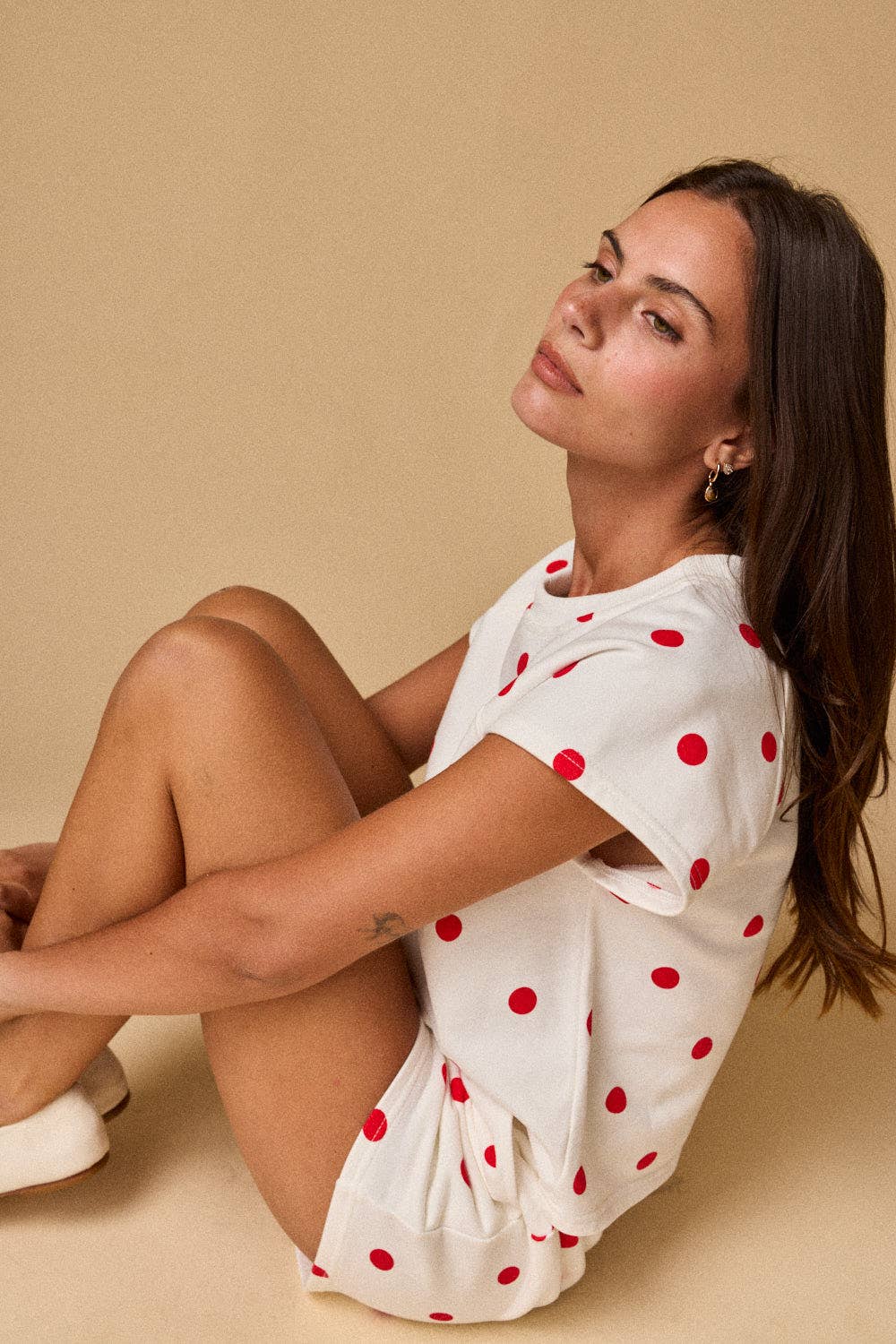 Polka Dot Lounge Shorts