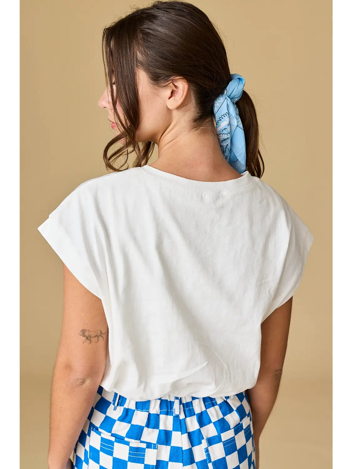 Emma Loose Fit Bubble Hem Top