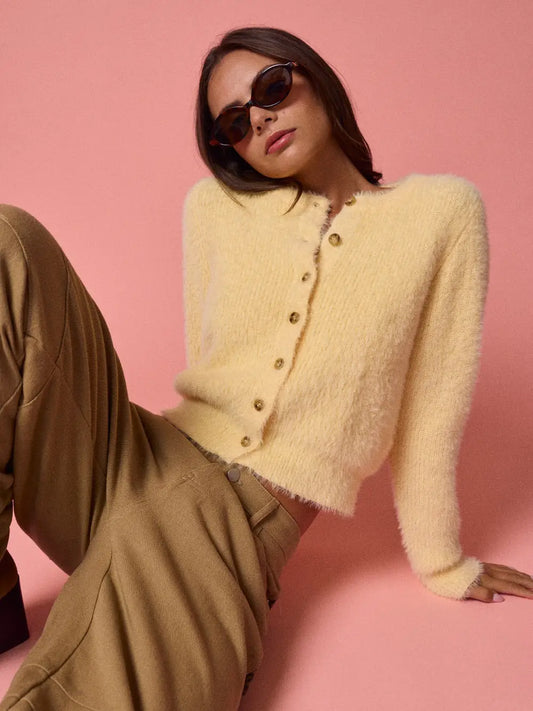 Cozy Luxe Fuzzy Cardigan