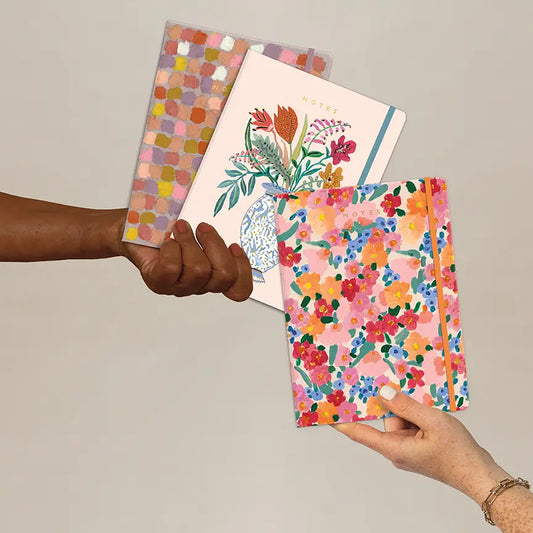 Market Flowers | Sewn Trio Notebook Set