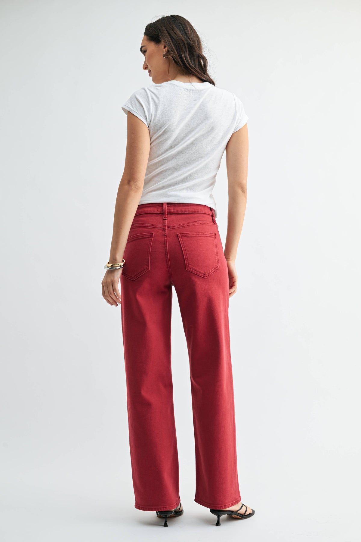 Vintage High Rise Straight Denim