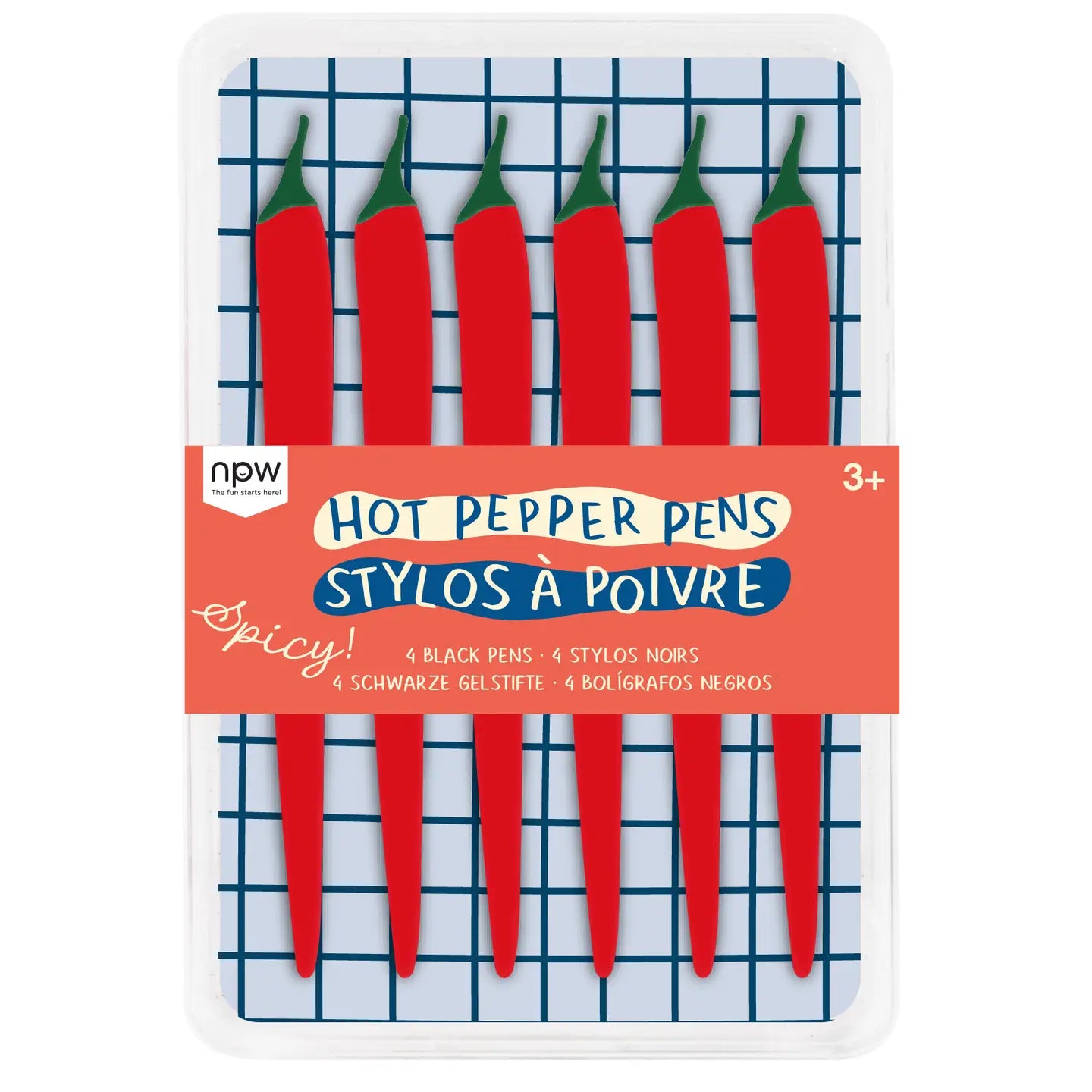 Hot Pepper Pens - 6 Pack