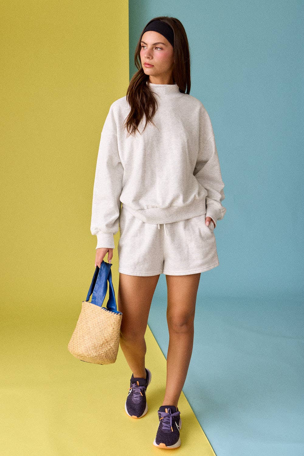 Oversized Lounge Mockneck