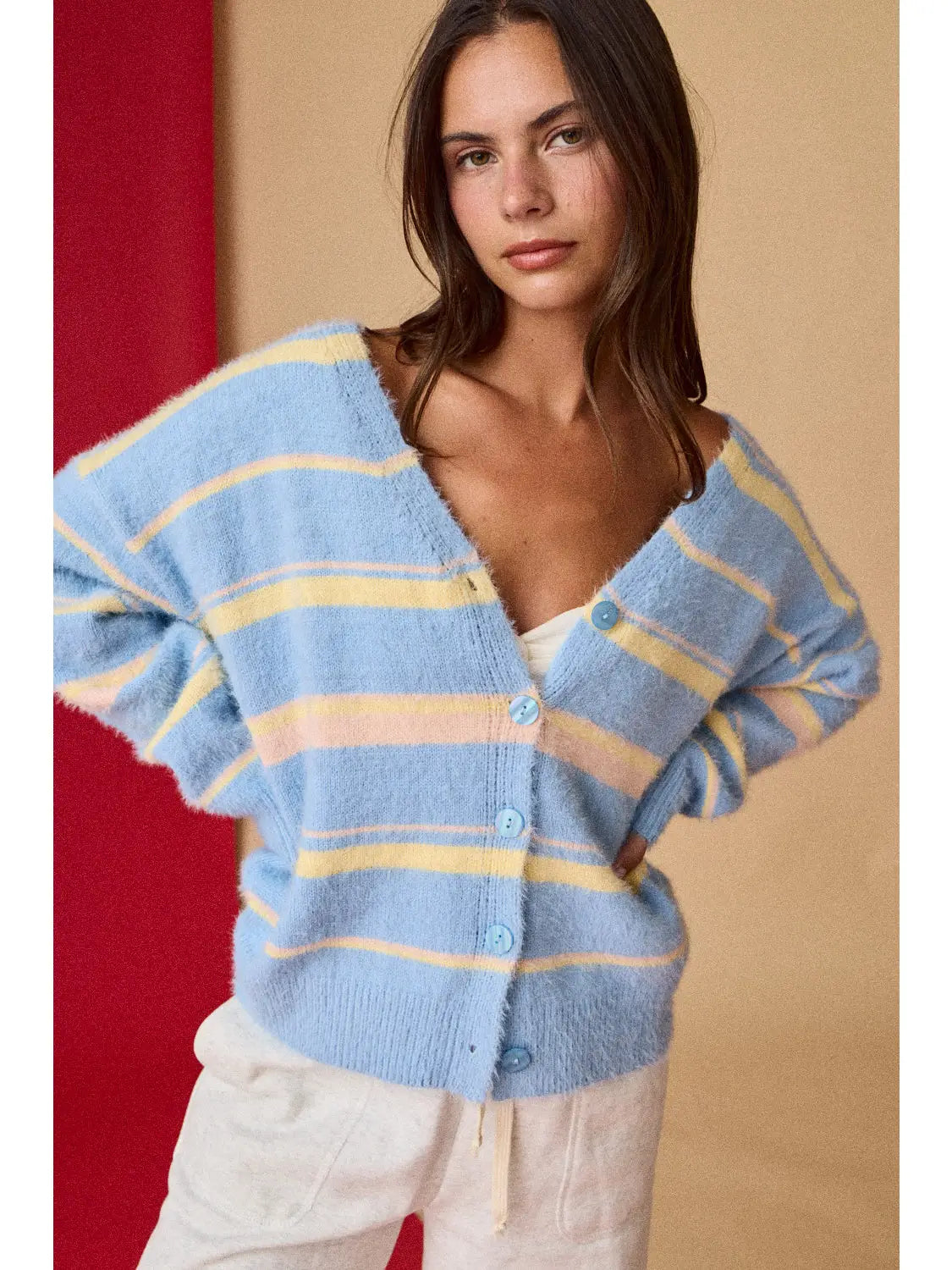 Taylor Button-Up Sweater