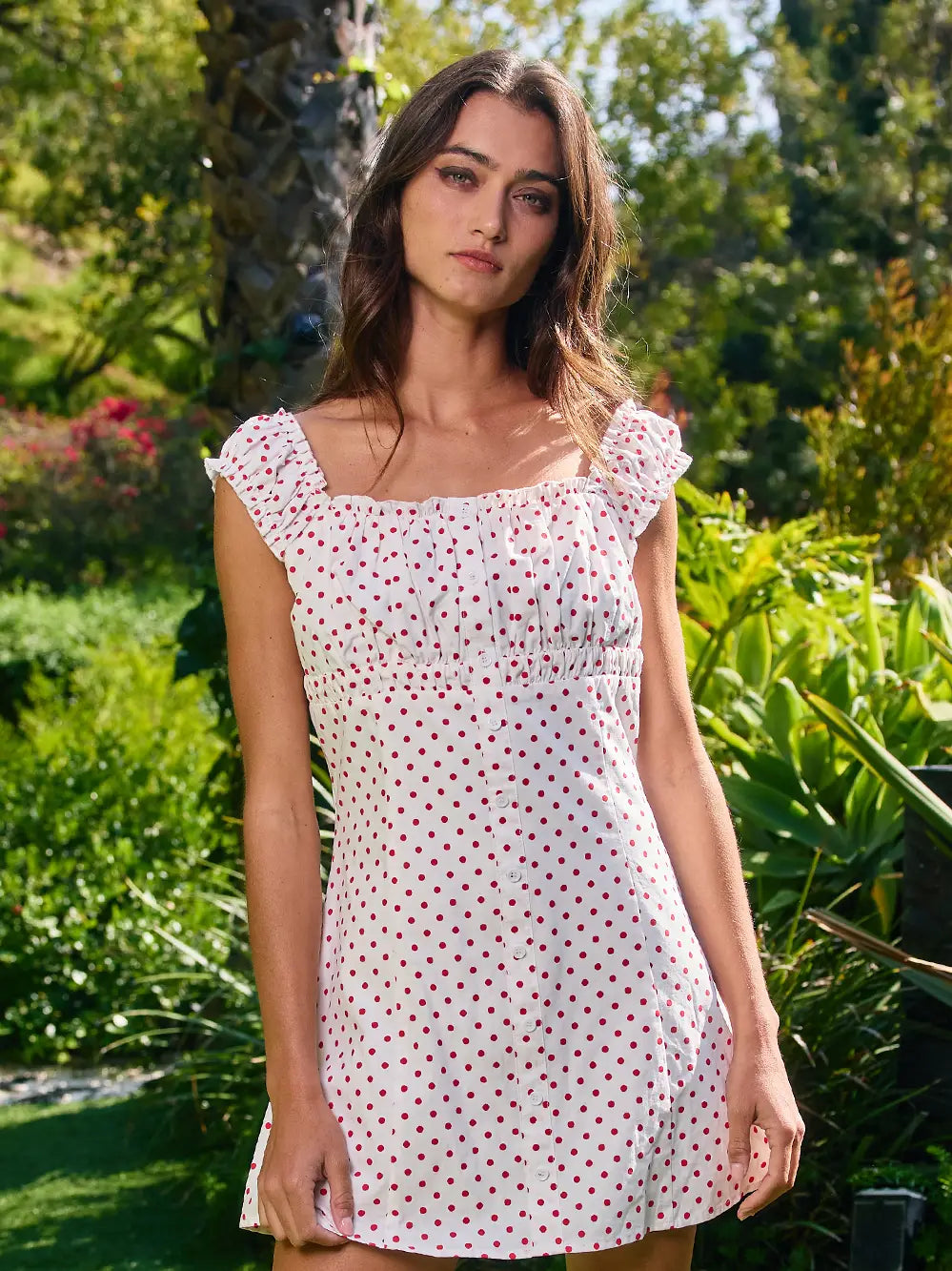 Sweet Polka Dot Mini Dress
