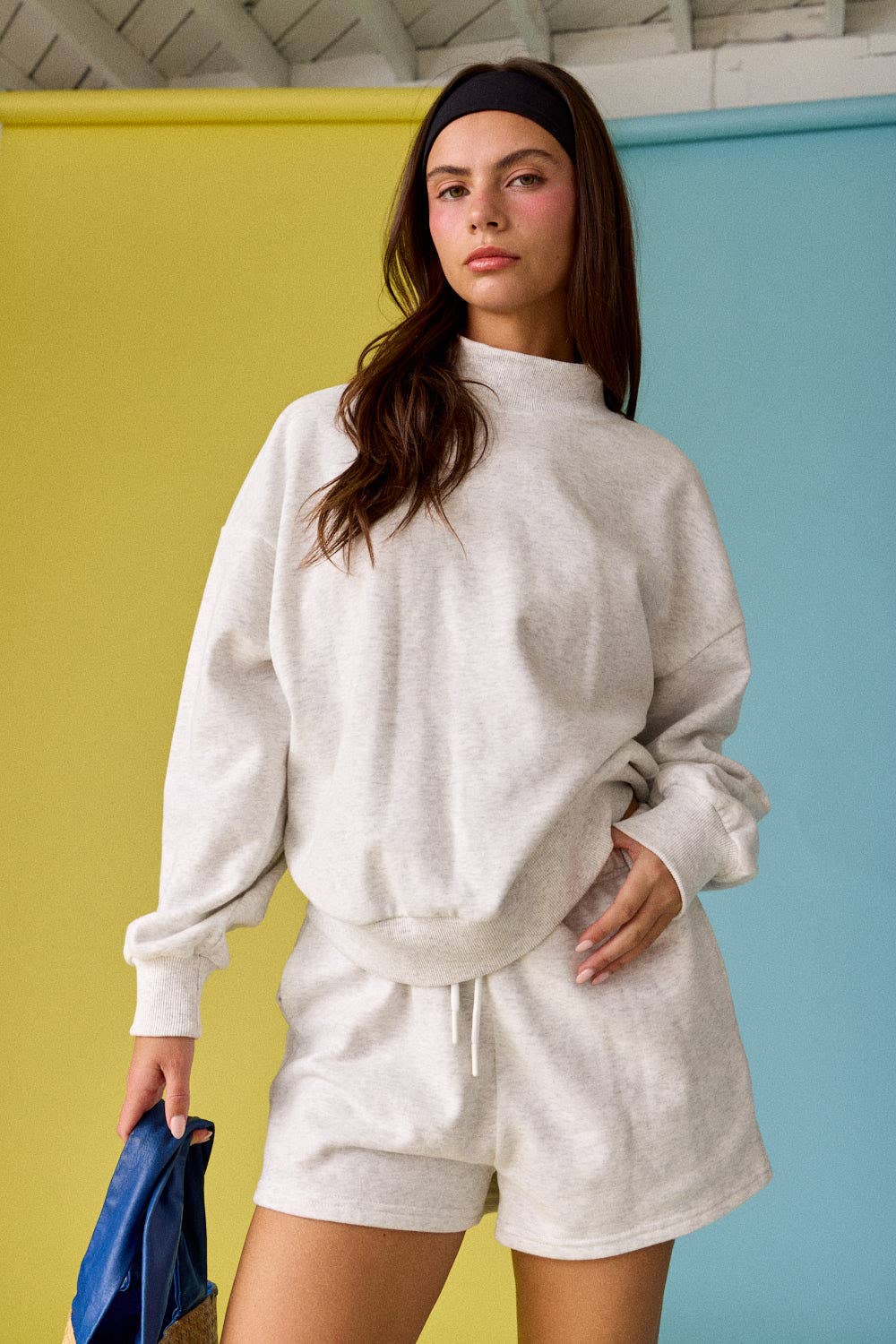 Oversized Lounge Mockneck