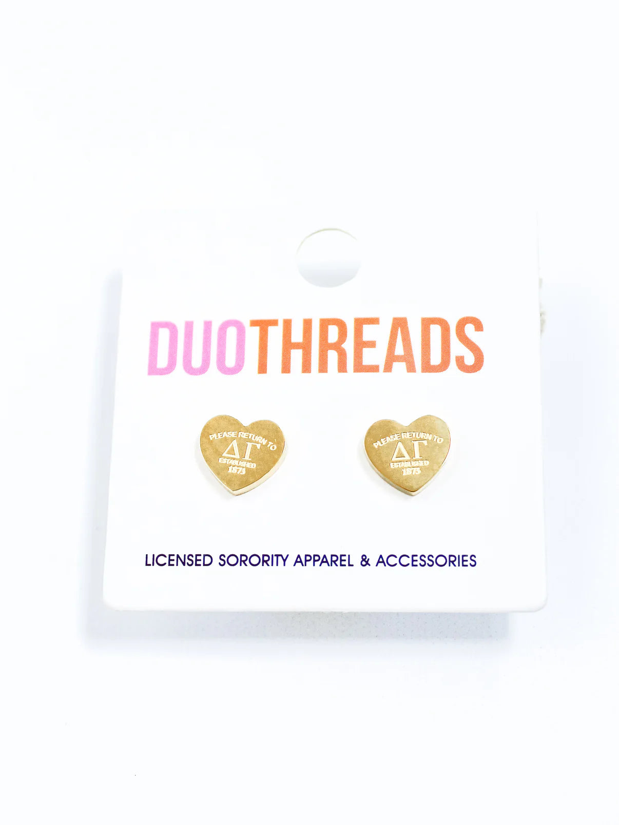 Greek Heart Earrings