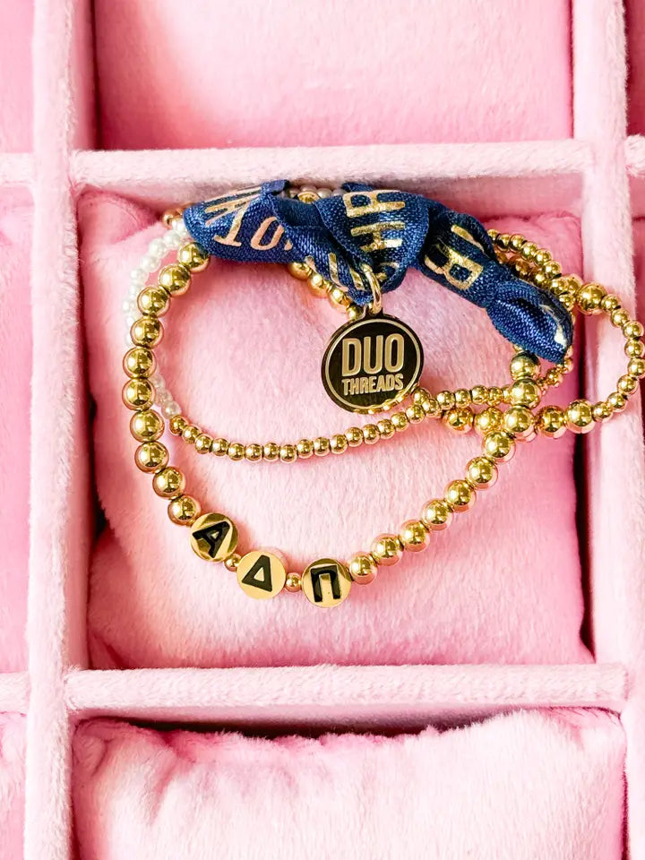 The Everyday Gold Bracelet Sorority Stack