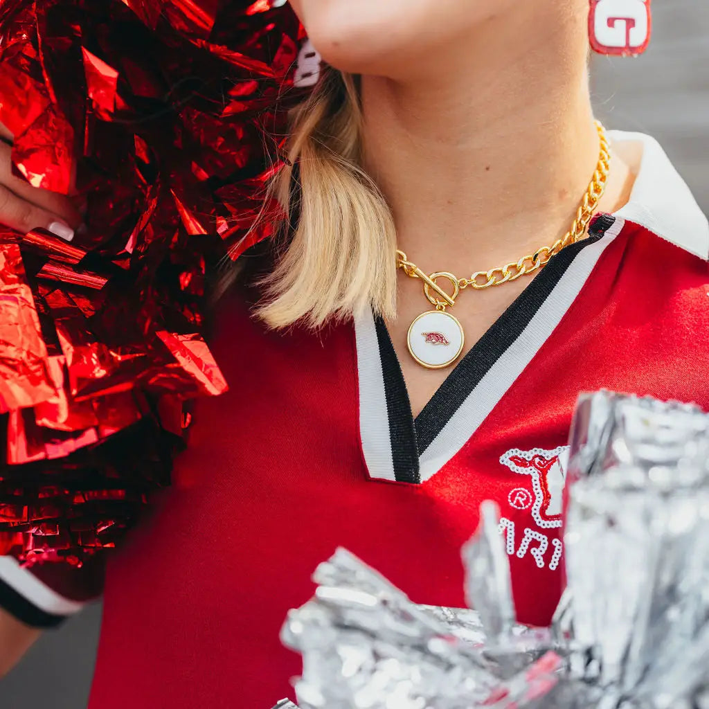 Razorback Pearl Pendant Necklace