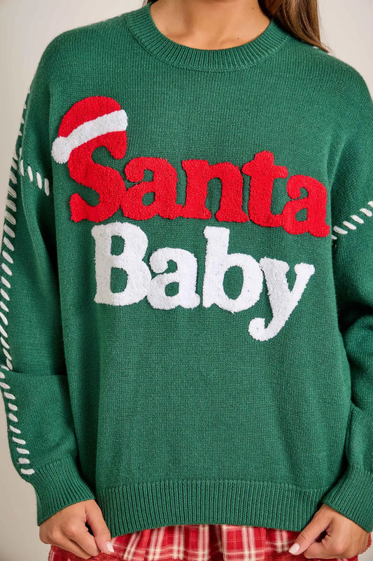 Santa Baby Knit Sweater
