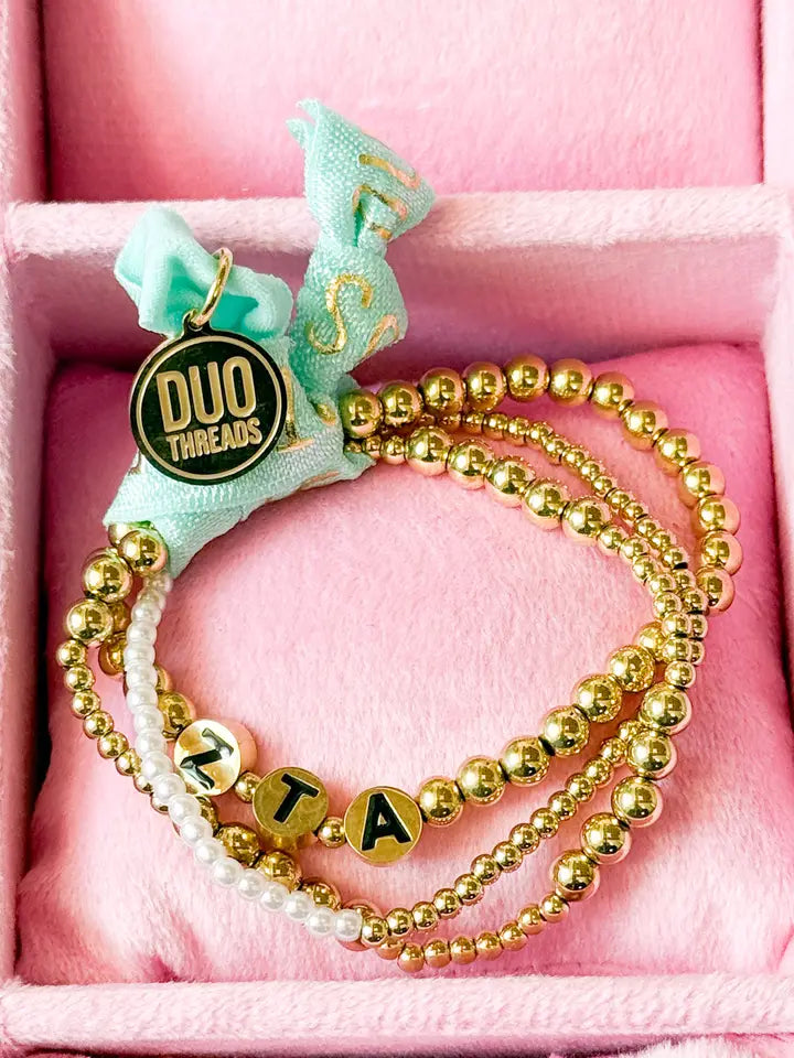 The Everyday Gold Bracelet Sorority Stack