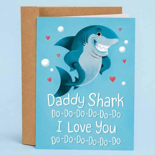 Daddy Shark | Funny Father's Day Card