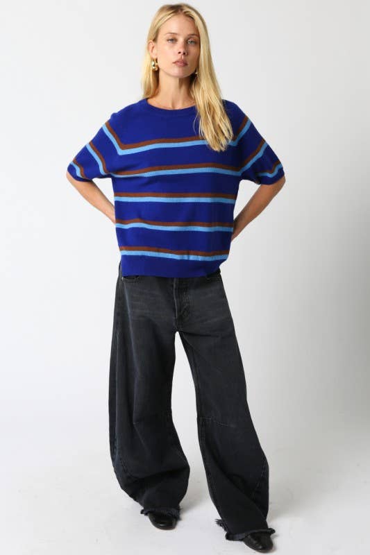 Janelle Stripe Knit Top