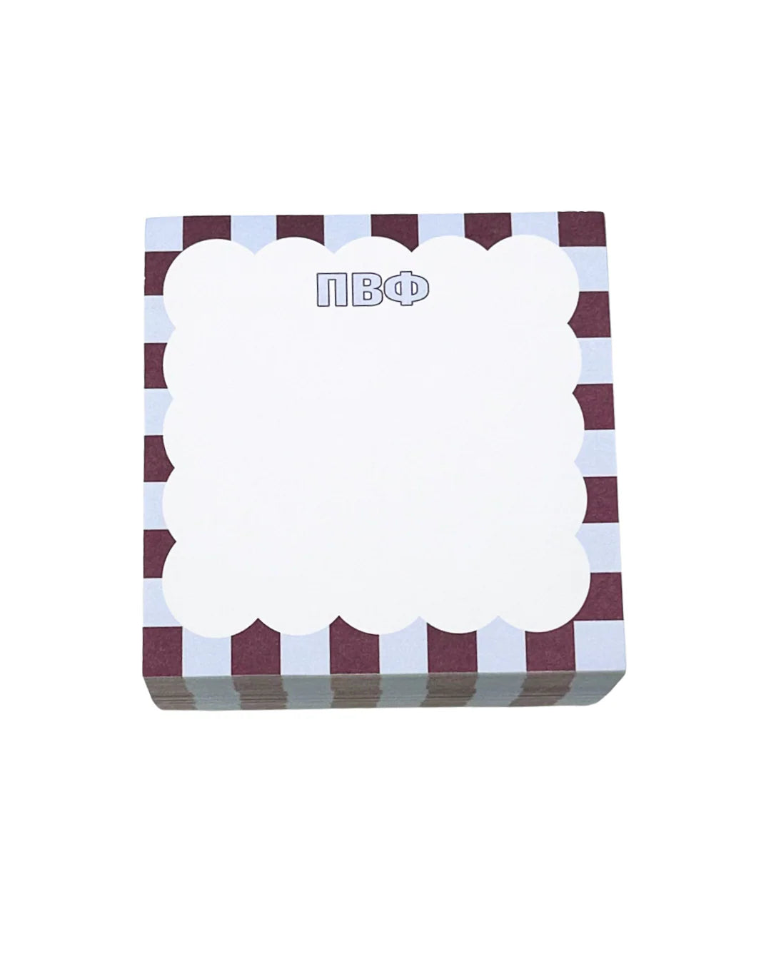 Greek Scallop Note Cube