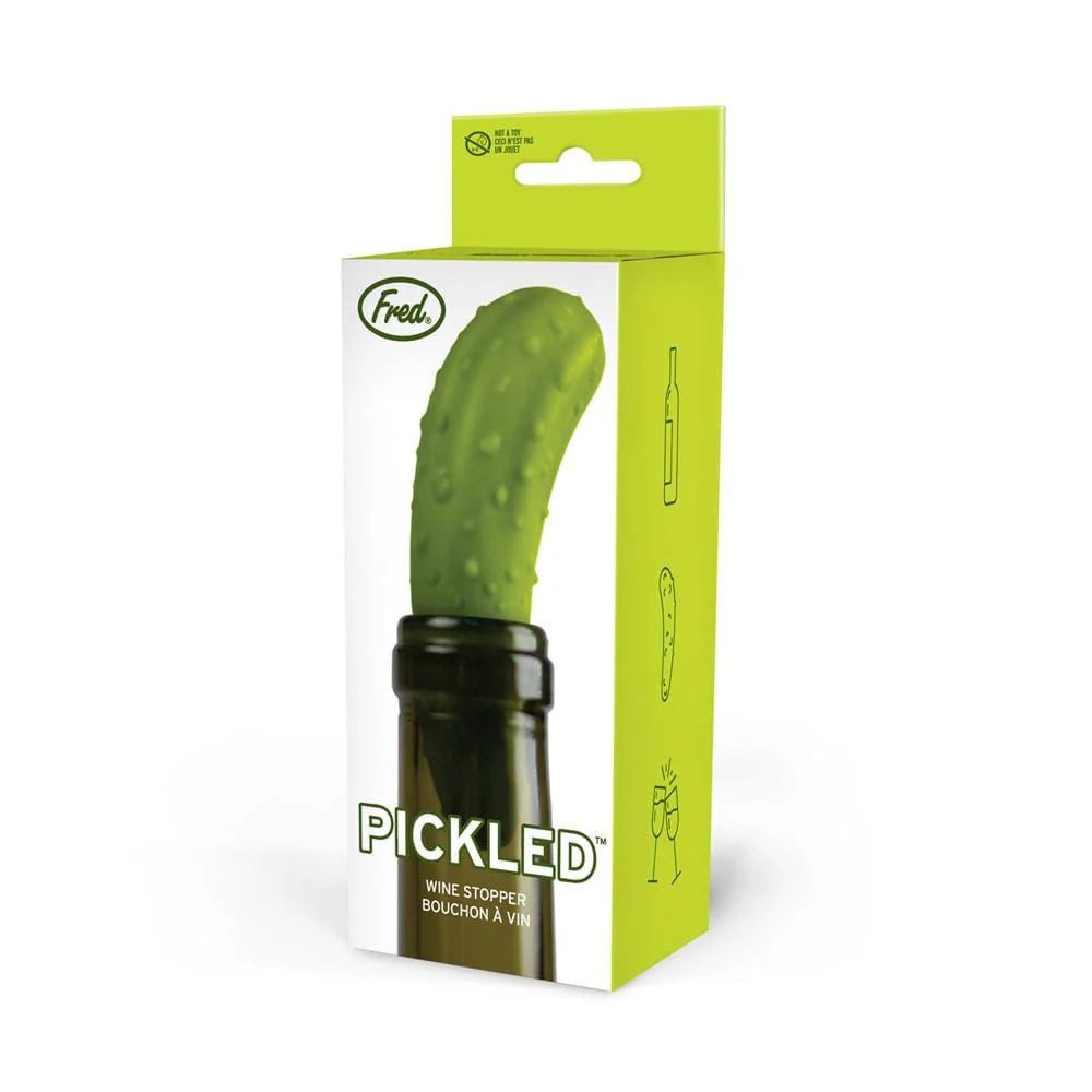 Pickled Pickle Bottle Stopper - Thumbnail 2