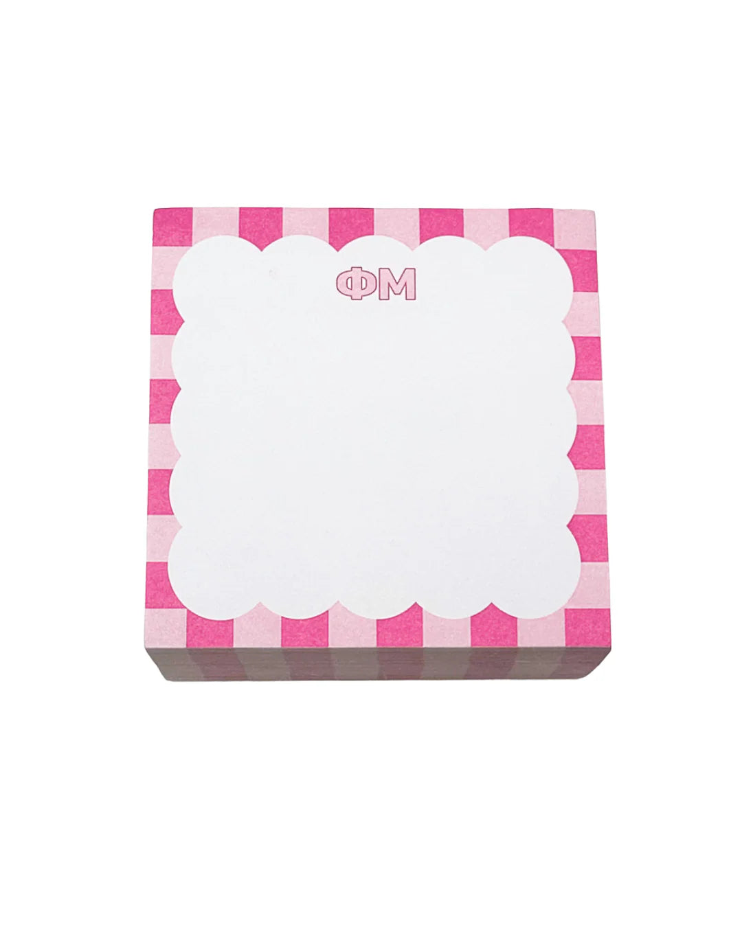 Greek Scallop Note Cube