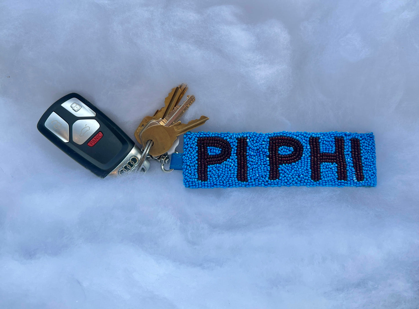 Greek Beaded Keychain