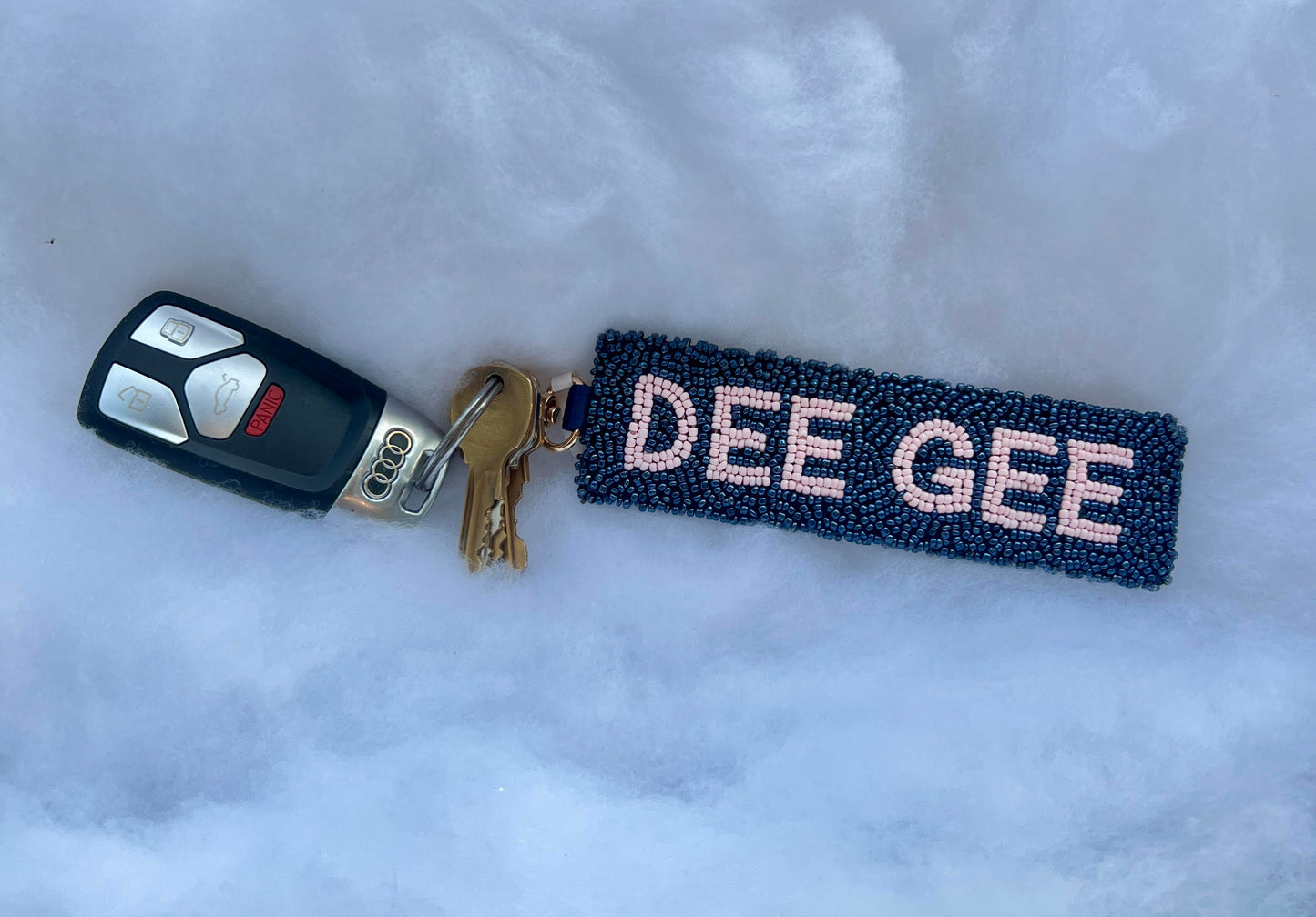 Greek Beaded Keychain