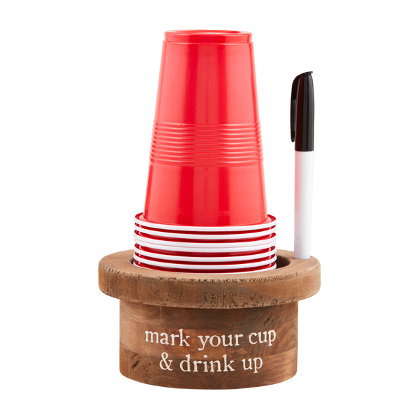 Disposable Cup and Marker Set