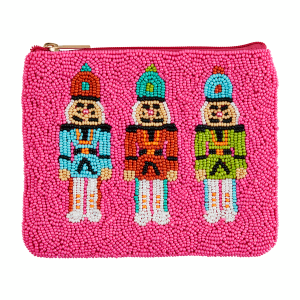 Holiday Beaded Pouch