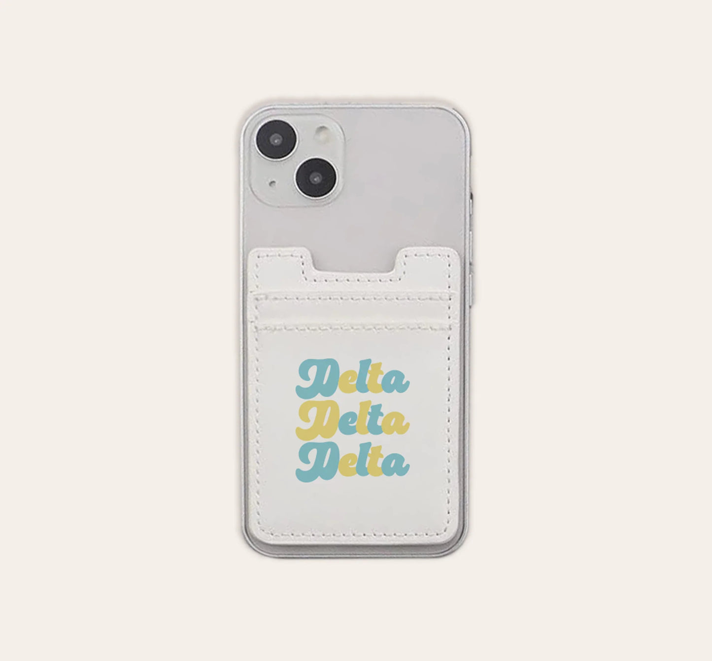 Greek Stick-On Phone Wallet