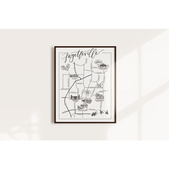 Fayetteville City Map