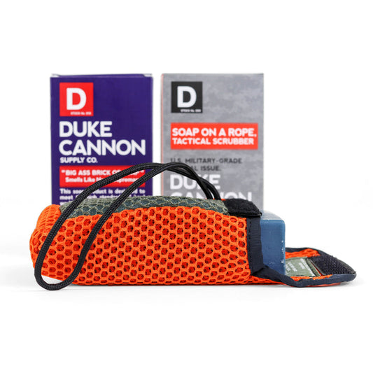 Duke Cannon Tactical Scrubber + Soap Bundle