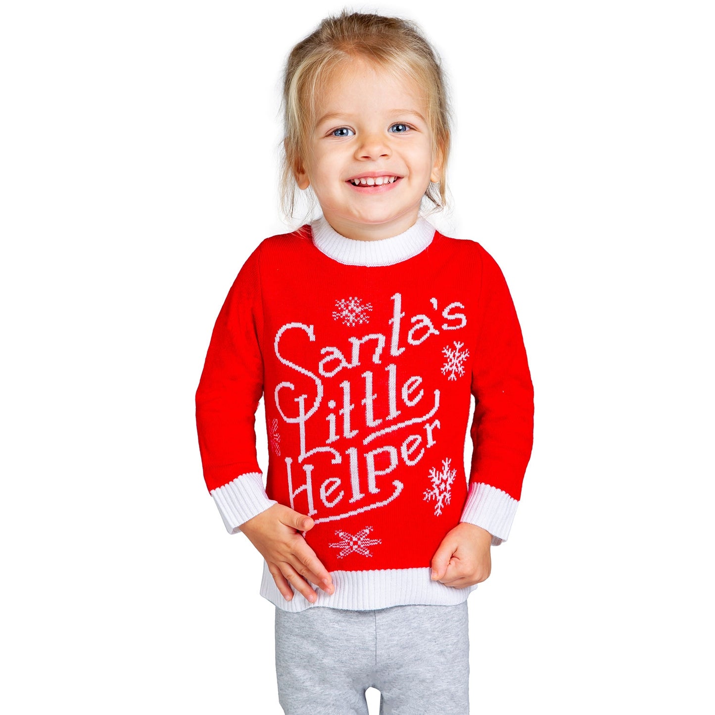 Santa's Little Helper Baby Sweater