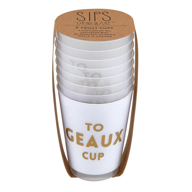 Frosted Cup Set 8 pk