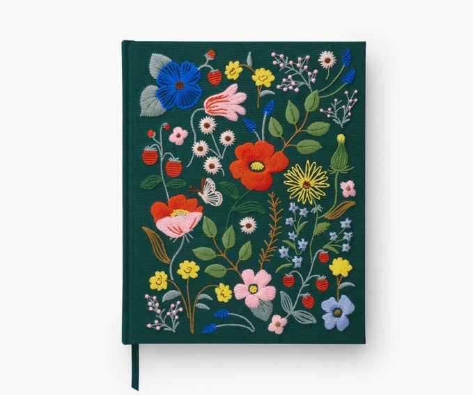 Embroidered Fabric Sketchbook